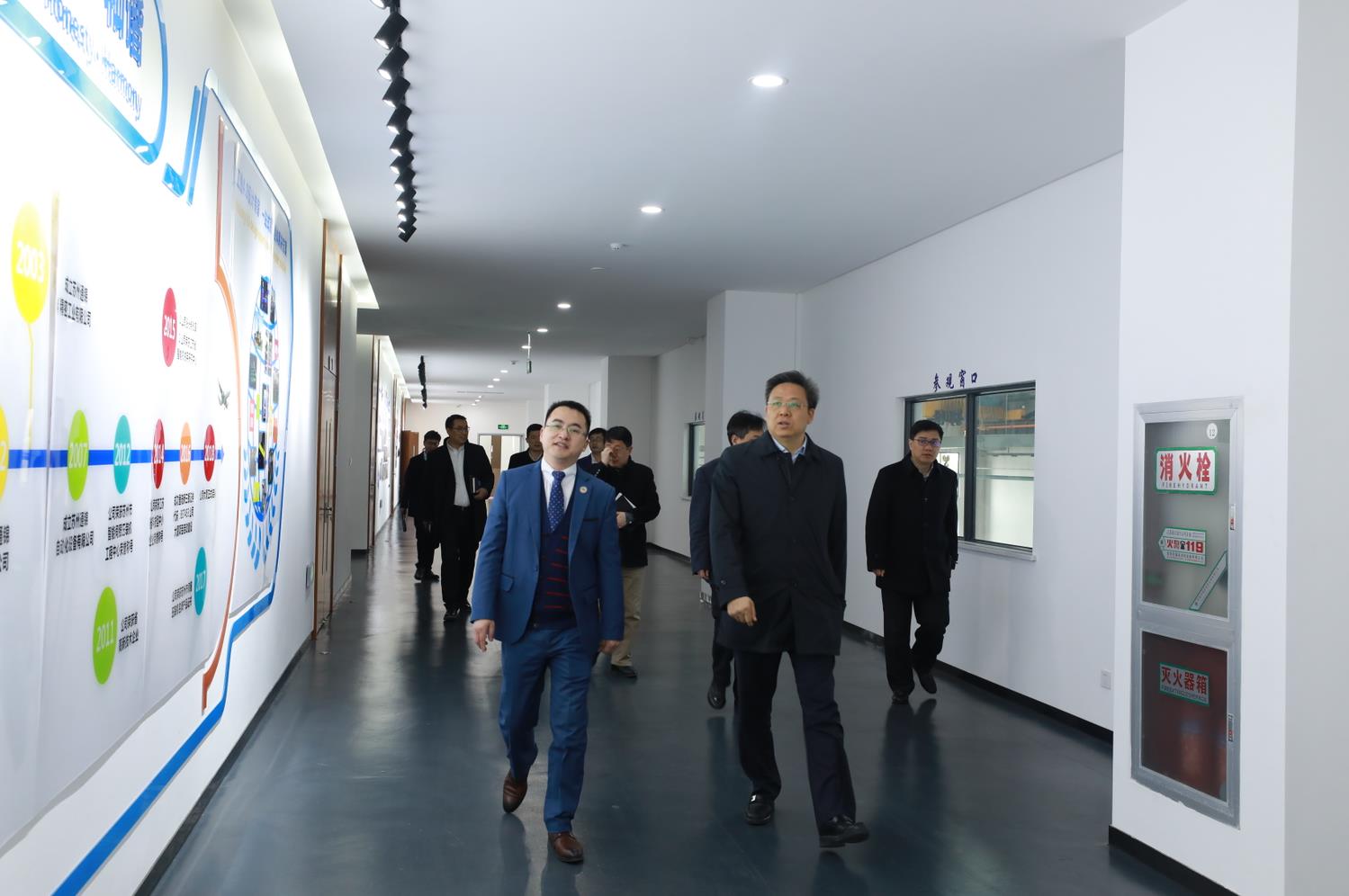 蘇州高新區黨工委書記、區長吳新明書記、王牟、黃鋒主任一行調研通錦